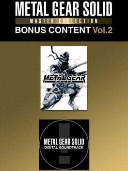 Upcoming Nintendo console game Metal Gear Solid: Master Collection Vol. 2 Bonus Content cover art