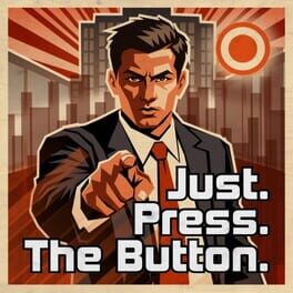 Upcoming Nintendo console game Just. Press. The Button. cover art