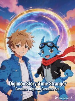 Upcoming Nintendo console game Digimon Story: Time Stranger - Costume Digimon Costume Set cover art