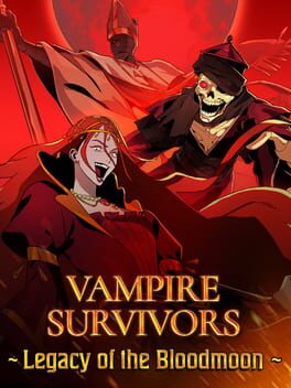 Upcoming Nintendo console game Vampire Survivors: Legacy of the Bloodmoon cover art